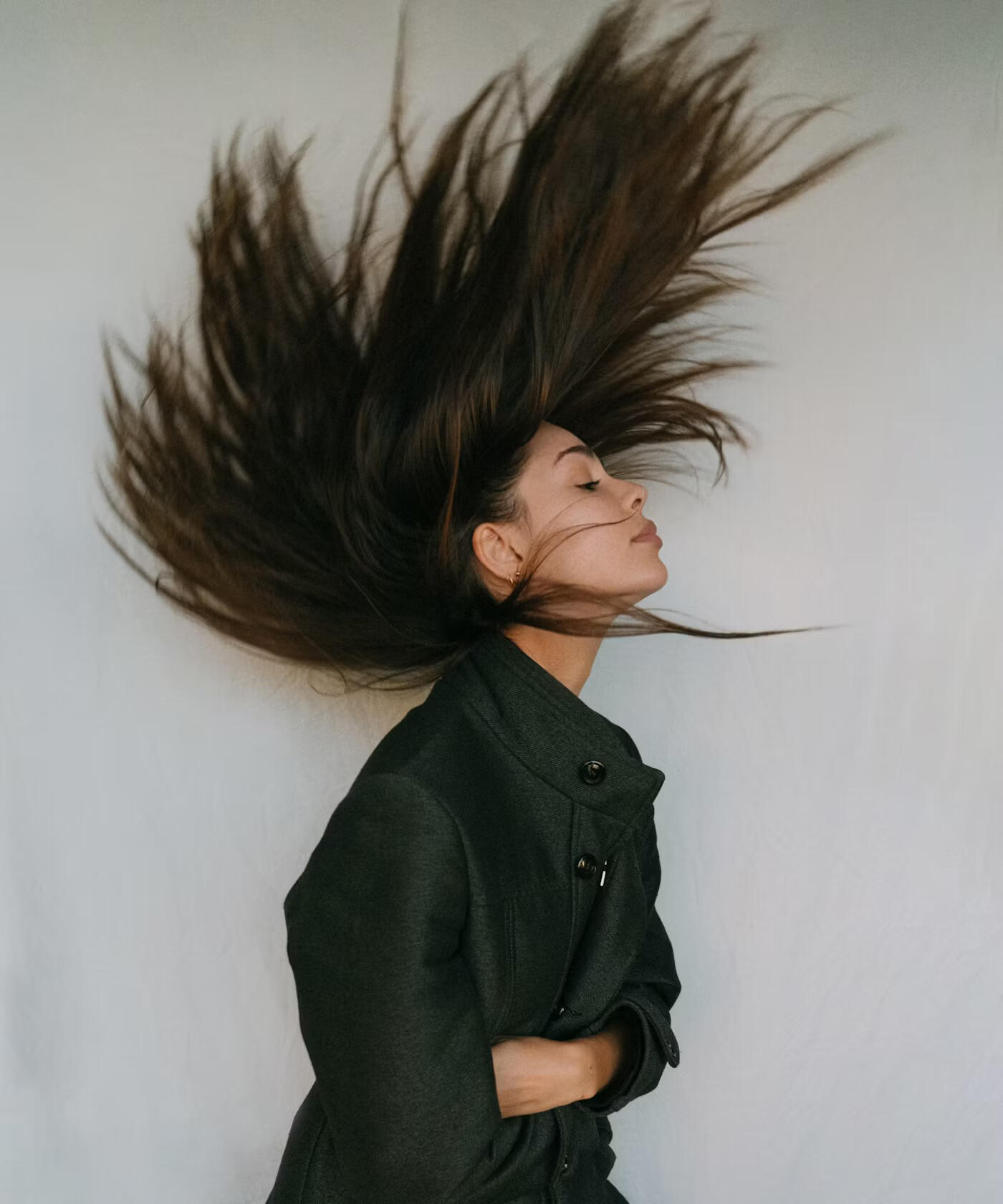 Cheveux en mouvement